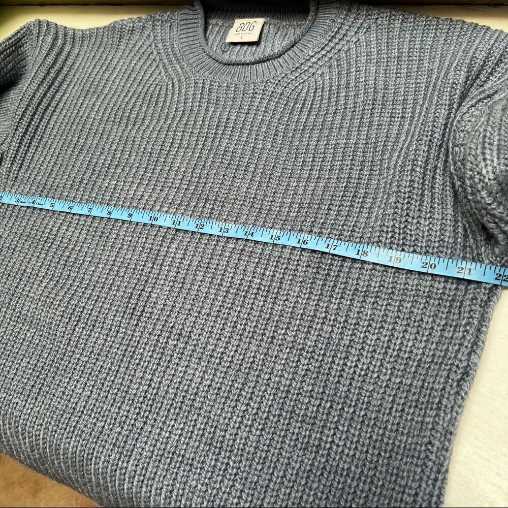 NEW BDG Urban Outfitters Fisherman Knit Sweater Blue Large - Picture 8 of 11